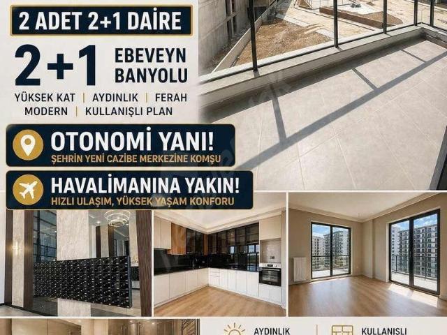 NATURA PORT TA 2+1 ARA KATLARDA E BANYOLU SATILIK DAİRELER