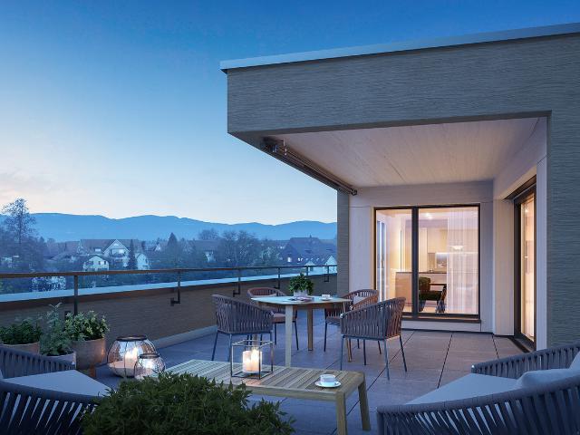 NATÜRLICH WOHNEN, NEUMATT FULENBACH / NEUE 3 ½ ZIMMER ATTIKAWOHNUNG
