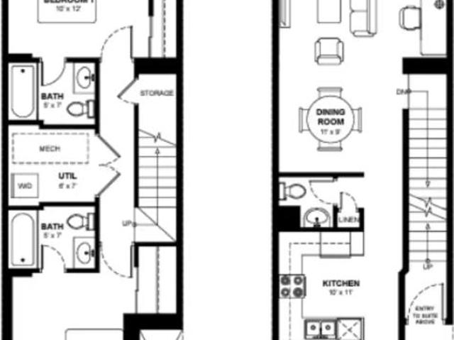 Navaho Terraces — Two Bedroom Terrace Home