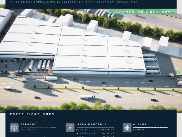 Nave Industrial en Cuautitl?n Izcalli