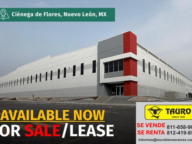 Nave Industrial en Venta y Renta de 18,330 m2 Ci?nega de Flores, N.L. MX