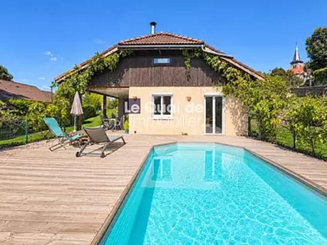 Nâves Parmelan 74370 Achat / Vente maison 5 pièces t5 piscine terrasse