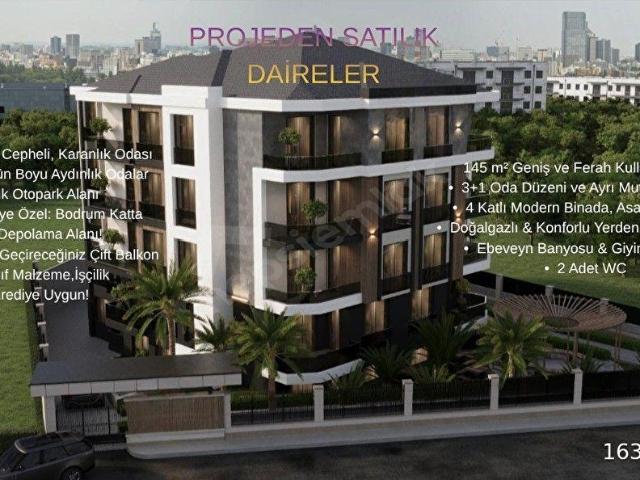 NAZİLLİ YEŞİL MAHALLE'NİN GÖBEĞİNDE LÜKS PROJEDEN SATILIK 3+1 DAİRELER!