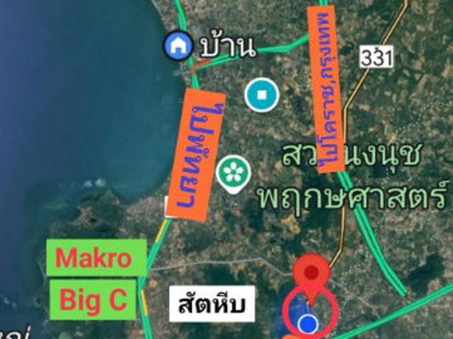 เงียบสงบ ร่มรื่น ใกล้ทะเล! ใกล้สนามบิน!ใกล้ร้านสะดวกซื้อ! ขายบ้านเดี่ยว 105 ตร.ว. พูลตาหลวง กม.10 อำเภอสัตหีบ จังหวัดชลบุรี