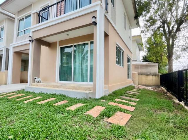 ND0899 ให้เช่า บ้านเดี่ยว หมู่บ้าน ภัสสรไพรด์ ปิ่นเกล้า วงแหวน พร้อมเฟอร์นิเจอร์และเครื่องใช้ไฟฟ้าครบ