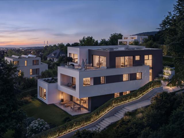 NEO4: NEUBAU Wohnung mit Dachterrasse und Blick auf den Pfühlpark