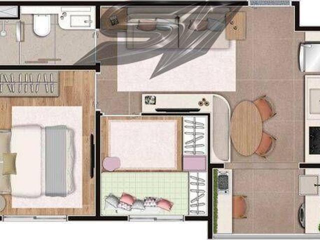 Neo Kazzas Lapa | Construtora Kazzas | Pronto | 38 Metros | 02 Dormitórios | Varanda | sem Vaga