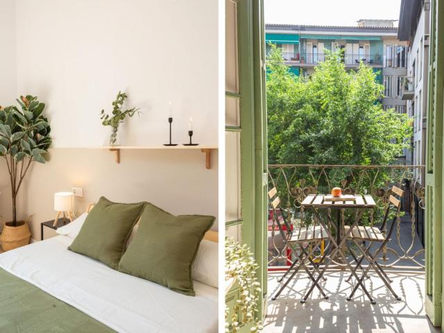 Neat double bedroom in Sant Andreu