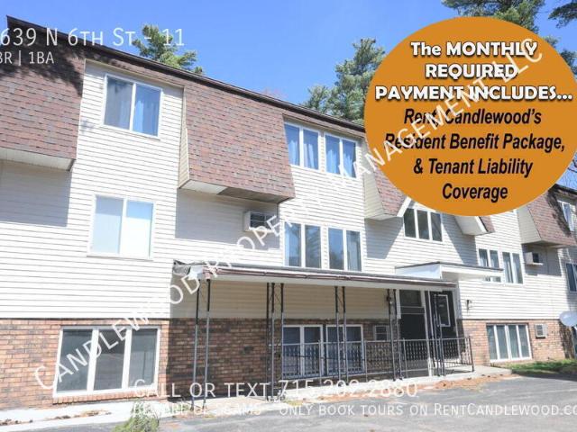 Near the Wisconsin River! 2 Bedroom in Wausau Available!