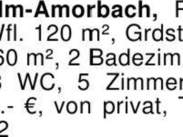 Neckarsulm Amorbach, Reiheneckhaus, Wfl. 120 m², Grundstfl. 373