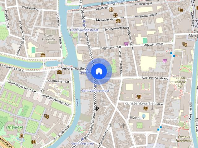 Nederkouter, Gent