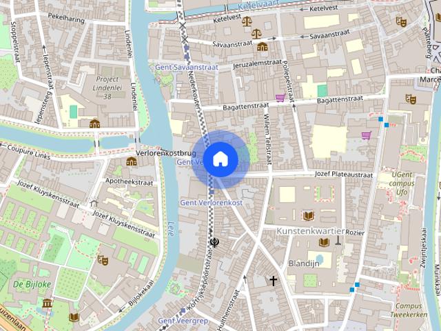 Nederkouter, Gent
