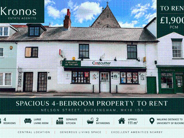 Nelson Street, Buckingham MK18, 4 bed shared accommodation to rent, £1,900 pcm | PrimeLocation