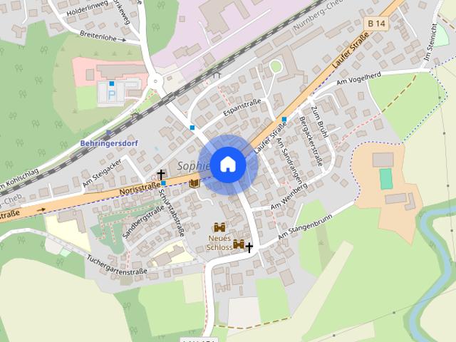 Nest für 2! Top 3,5 Zimmer DG Wohnung mit Wintergarten und Gartenanteil in Schwaig Behringersdorf