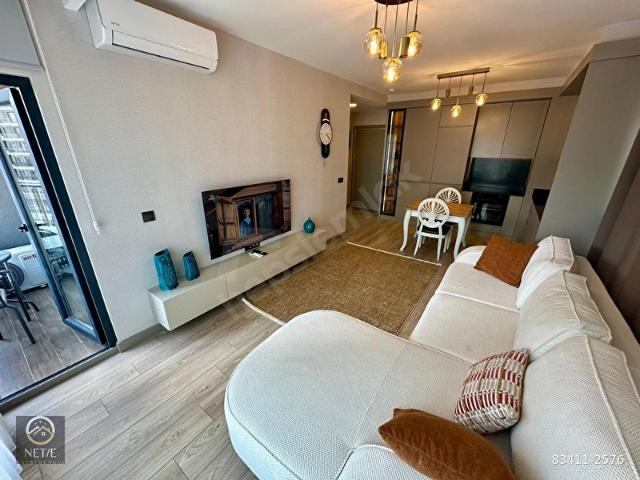 NETE'DEN RELAX CADDE 4.KATTA 1+1 SIFIR LÜX EŞYALI KİRALIK DAİRE