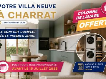 NEUVE Jolie villa de 3.5 pièces et 92 m2 à budget maîtrisé  lot D
