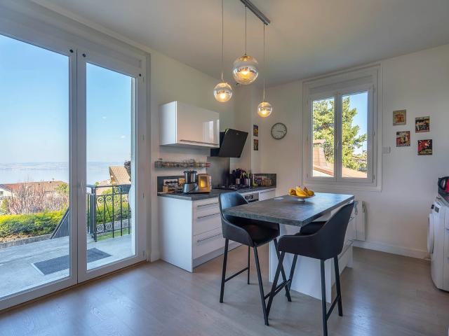 Neuvecelle Appartement T4 Vue lac et jardin privatif 3. 84m² Neuvecelle