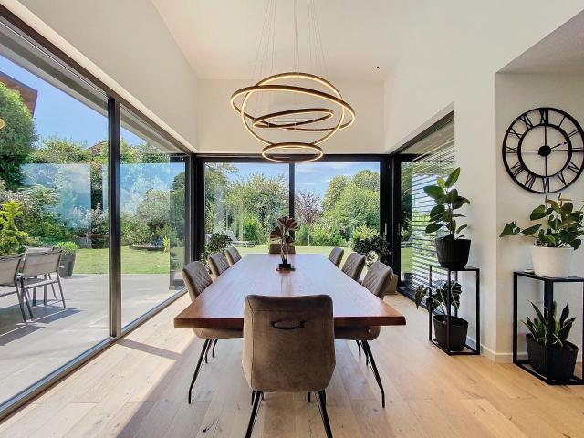 Neuvecelle Villa contemporaine Vue lac 4 suites Stud. 270m² Neuvecelle