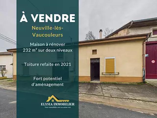 Neuville lès Vaucouleurs 55140 Achat / Vente maison 2 pièces t2