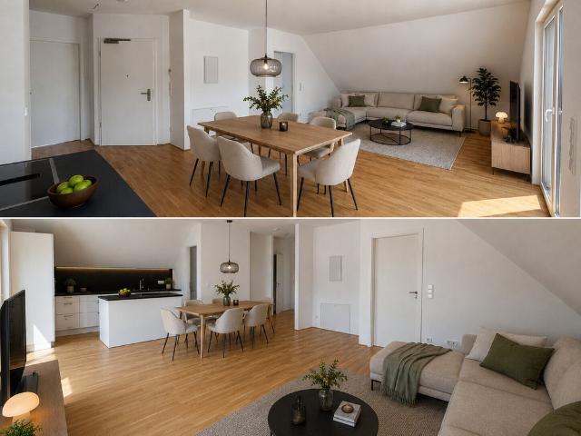 Neuwertige Dreizimmerwohnung mit Küche, Südbalkon und Stellplatz in Mainz Laubenheim