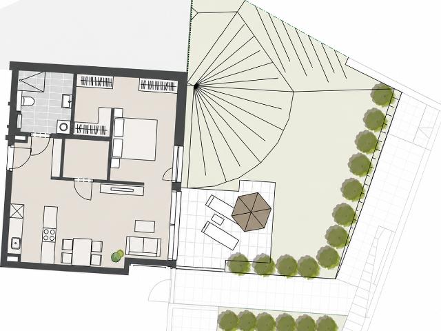Neuwertige Gartenwohnung in Mühlau / 78 Qm Garten 14 Qm Terrasse / Tg / Provisionsfrei