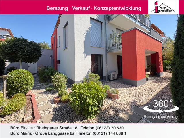 Neuwertige, großzügige Erdgeschosswohnung mit Terrasse und Garten in schöner Lage von Oppenheim