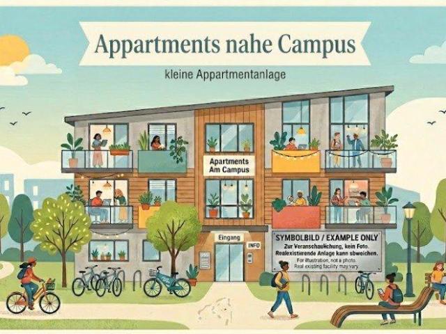 neuwertige u. voll vermietete Appartmentanlage nahe Uni SB