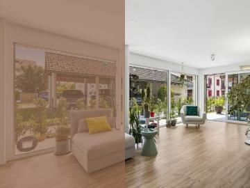 Neuwertige 2.5 Zimmer Gartenwohnung mit viel Tageslicht