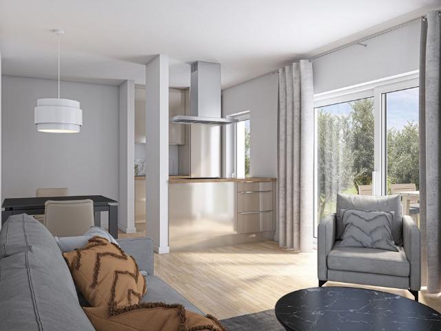Neuwertige 2 Raumwohnung mit Einbauküche und Balkon