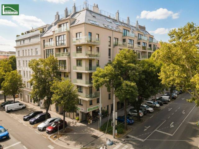 Neuwertige 2 Zimmer Wohnung mit großer Innenhof Fensterfront, Balkon und moderner Komplettküche! Nähe Millennium City, Handelskai und Donau!