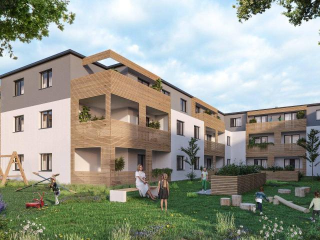 Neuwertige 3 Zi Wohnung EG mit 2 Terrassen, Garage & Fußbodenheizung in Wiener Neustadt!