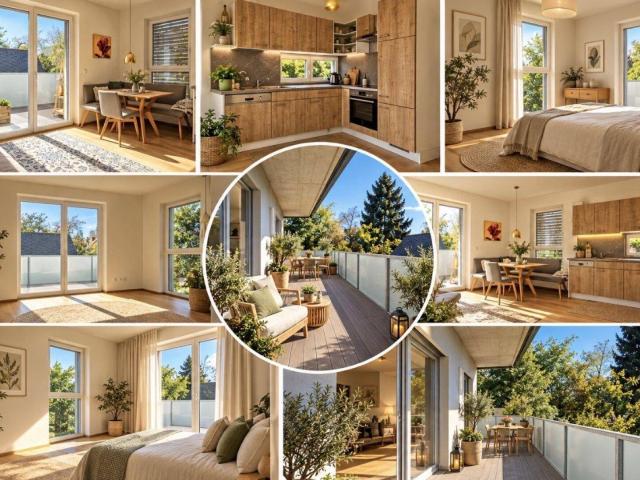 Neuwertige 3 Zi Wohnung mit Terrasse, Parkplatz & Einbauküche in Graz 8010 – 333.000 €