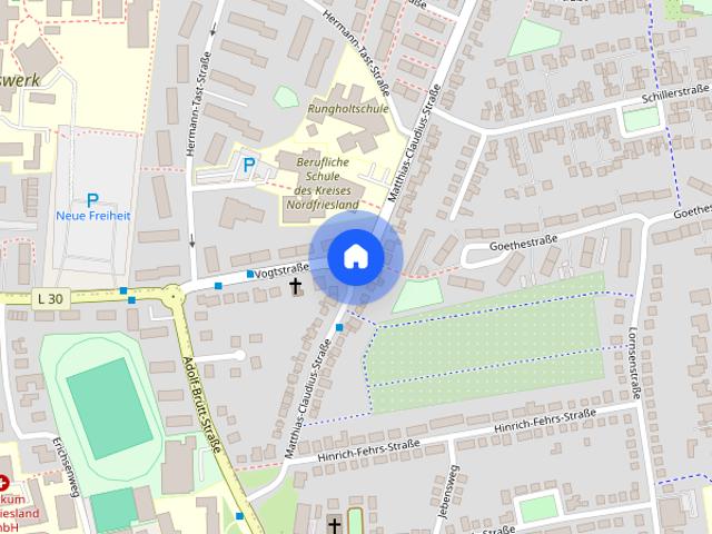 Neuwertige 3 Zimmer Wohnung zentrumsnah in Husum