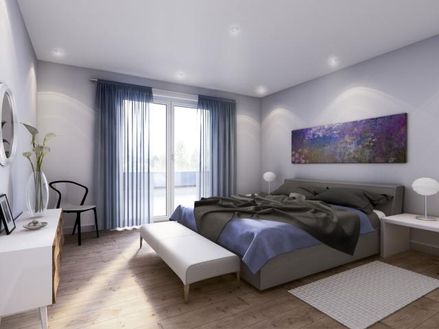 Neuwertige 4 Zim. Wohnung im Neckarpark mit Küche und Balkon in VS Schwenningen