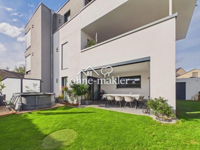Neuwertige 4 Zimmer Gartenwohnung mit 108 m² – Wohnen mit Hausgefühl und 120 m² eigenem Garten