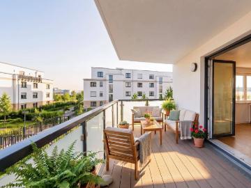 Neuwertige 4 Zimmer Wohnung mit Fußbodenheizung & Westbalkon