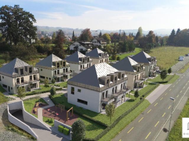 Neuwertiges Doppel Einfamilienhaus F1 mit 2 Nasszellen, 2 Parkplätzen, Garten und Sitzplatz
