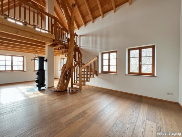 Neuwertiges Landhaus Juwel: Architektur mit Einliegerwohnung in idyllischer Bachlage | NEUKIRCHEN AN DER ENKNACH