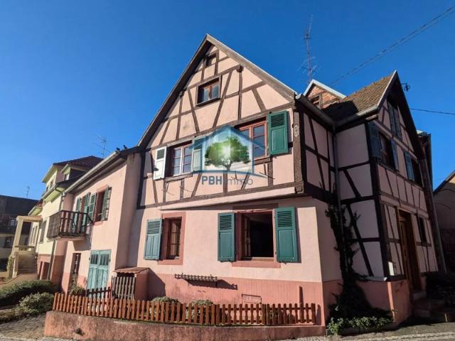 NEUWILLER LES SAVERNE 67 Maison 114m² avec 2 logements, Garage, Caves et Balcon sur 1.16 ares