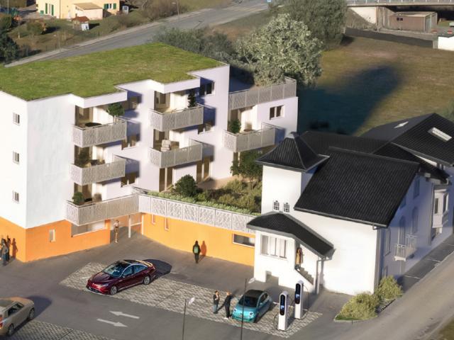 Neu – 3,5 Zimmer Wohnung mit Balkon und Parkplätzen