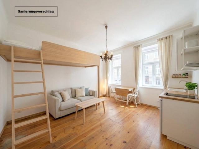 NEU+ 1 Zimmer Altbau mit Potenzial – perfekte Chance für Kreative