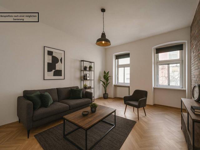 NEU+ 1 Zimmer Sanierungsobjekt im Altbau – klein, fein, ausbaufähig!