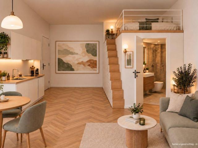 NEU+ 28 m² für eigene Ideen: sanierungsbedürftiger 1 Zimmer Altbau im Hochparterre – ohne Lift, nicht barrierefrei