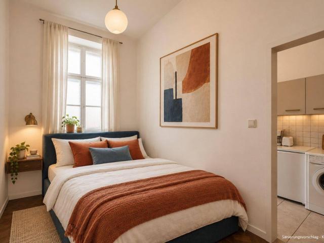 NEU+ 2 Zimmer Altbau mit 41 m² nahe Spittelau – sanierungsbedürftig, 4. Stock ohne Lift