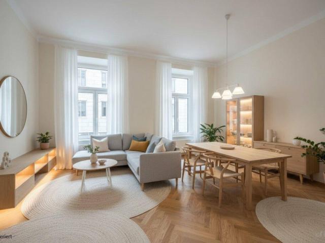 NEU+ 2 Zimmer Altbau mit Gartenanteil im Innenhof – Generalsanierung, Fertigstellung Q1 2027 geplant