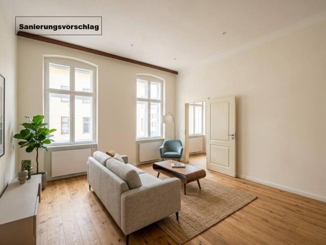 NEU+ 2 Zimmer Altbau Wohnung! viel Ausbaupotential!