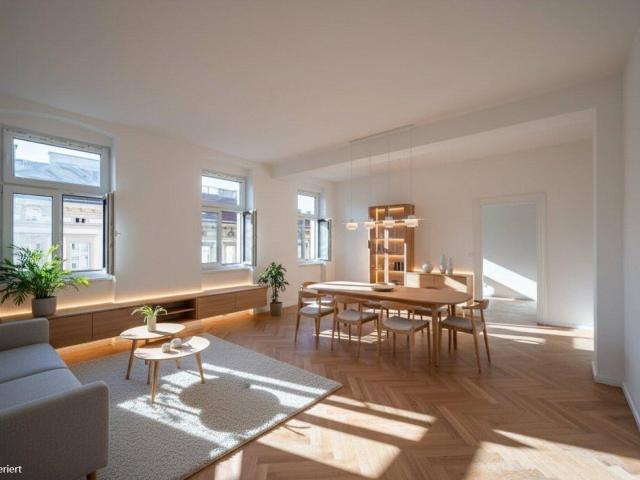 NEU+ 4 Zimmer Altbauwohnung in Generalsanierung mit 6 m² Balkon und Lift am Einsiedlerplatz
