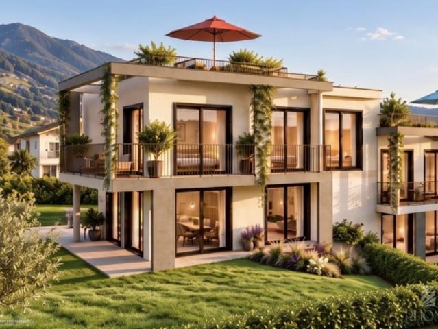 NEU – 67 m² Terrassen und DACH für diese VILLA 4,5 Stück 350 m² nützlich