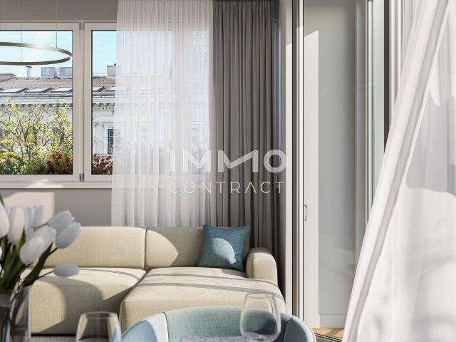NEU: Charmante 2 Zimmer Wohnung mit Loggia und praktischem Abstellraum: WOHNEN AM PARK U6 Burggasse