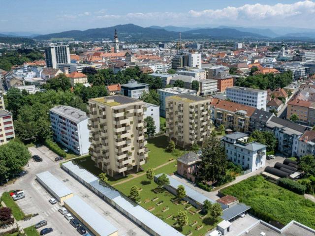 NEU CITY LIFE KLAGENFURT Zentrale Garconniere mit Balkon